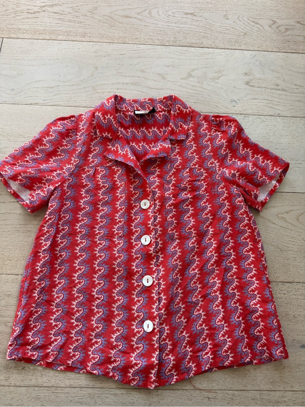 Tuckernuck Button down Shirt XS linen blend